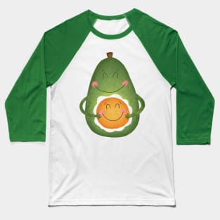 Avocado and Egg Baseball T-Shirt